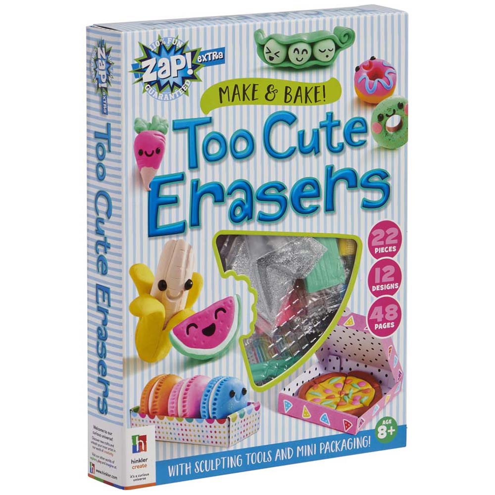 Curious Universe Make Bake and Play Too Cute Erasers Image 1
