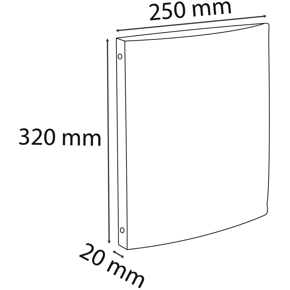 Exacompta A4 Assorted Colour Ring Binder 20mm 10 Pack Image 9