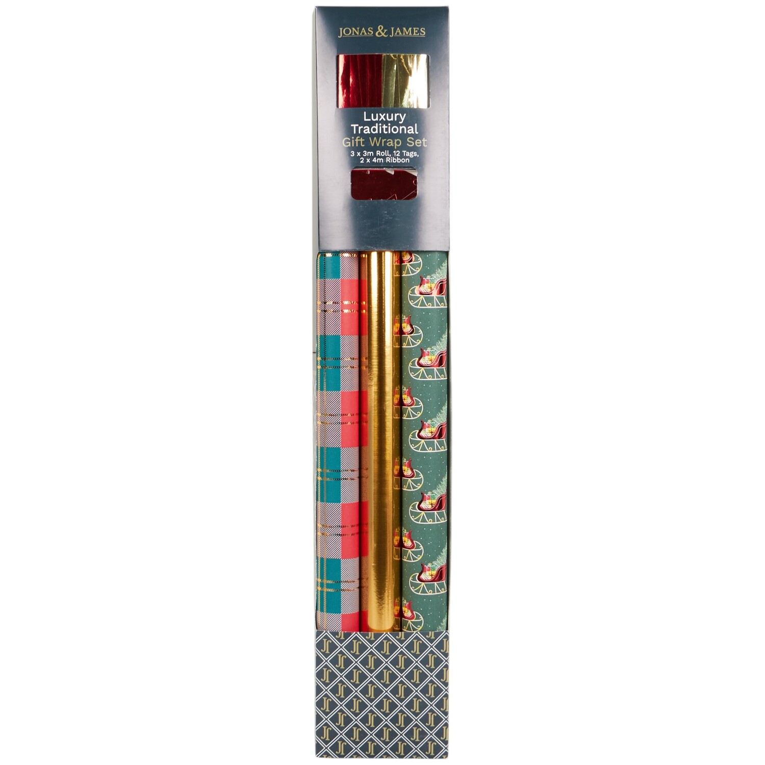 17 Piece Luxury Gift Wrap Set Traditional Image 1