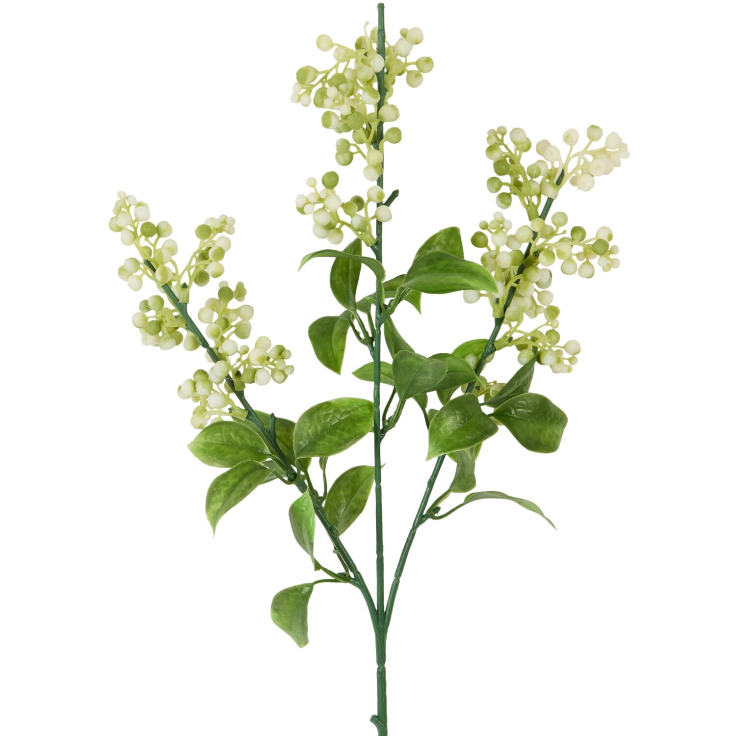 Artificial Berry Spray White Image 3