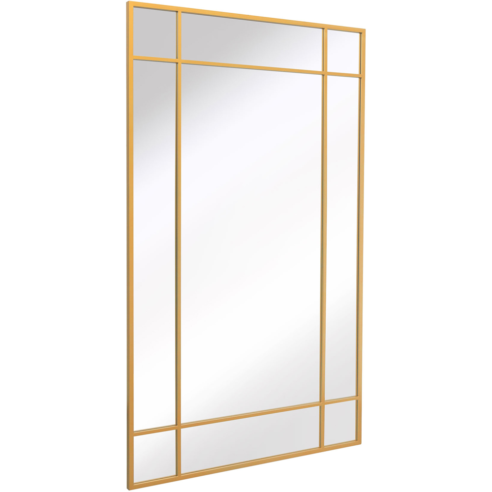 MirrorOutlet The Genestra Gold Contemporary Wall and Leaner Garden Mirror 200 x 120cm Image 3