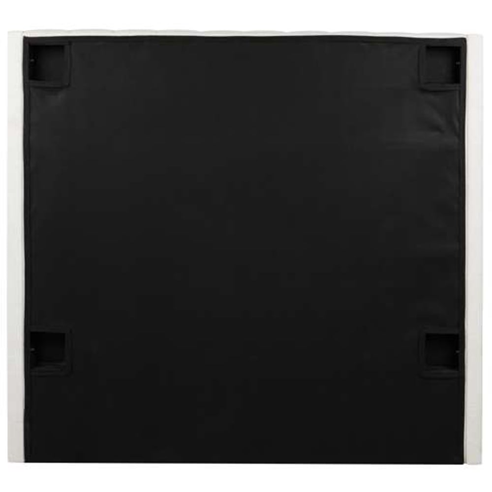 Birlea Maisey Double White Linen Ottoman Bed Image 6