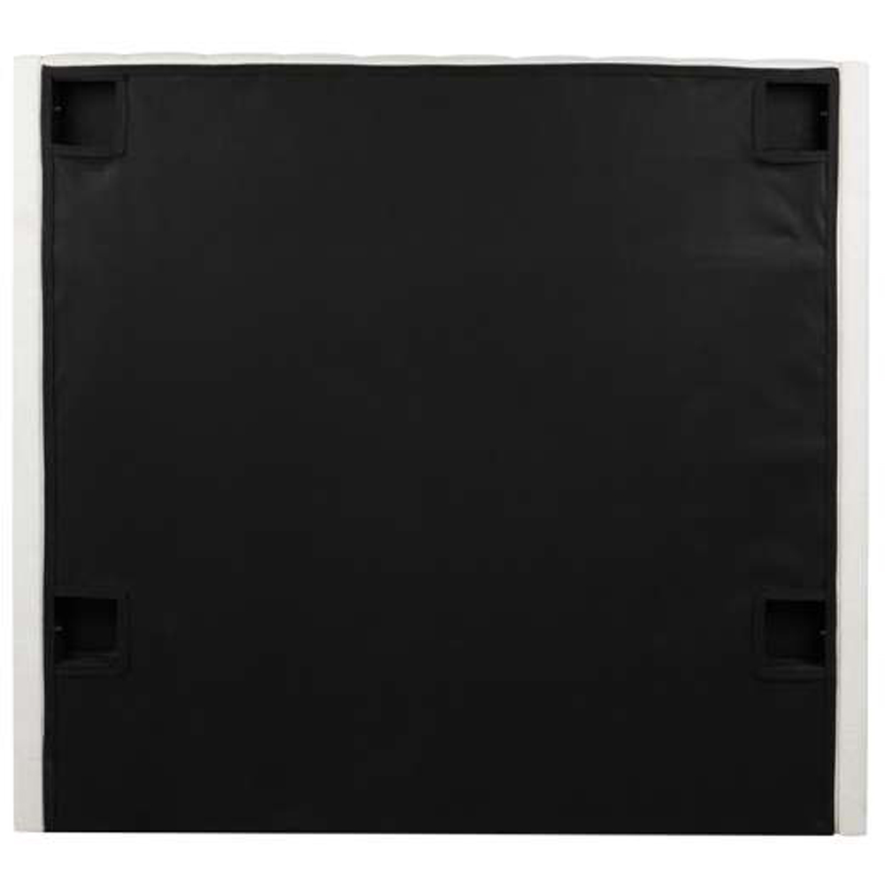 Birlea Maisey King Size White Linen Ottoman Bed Image 6