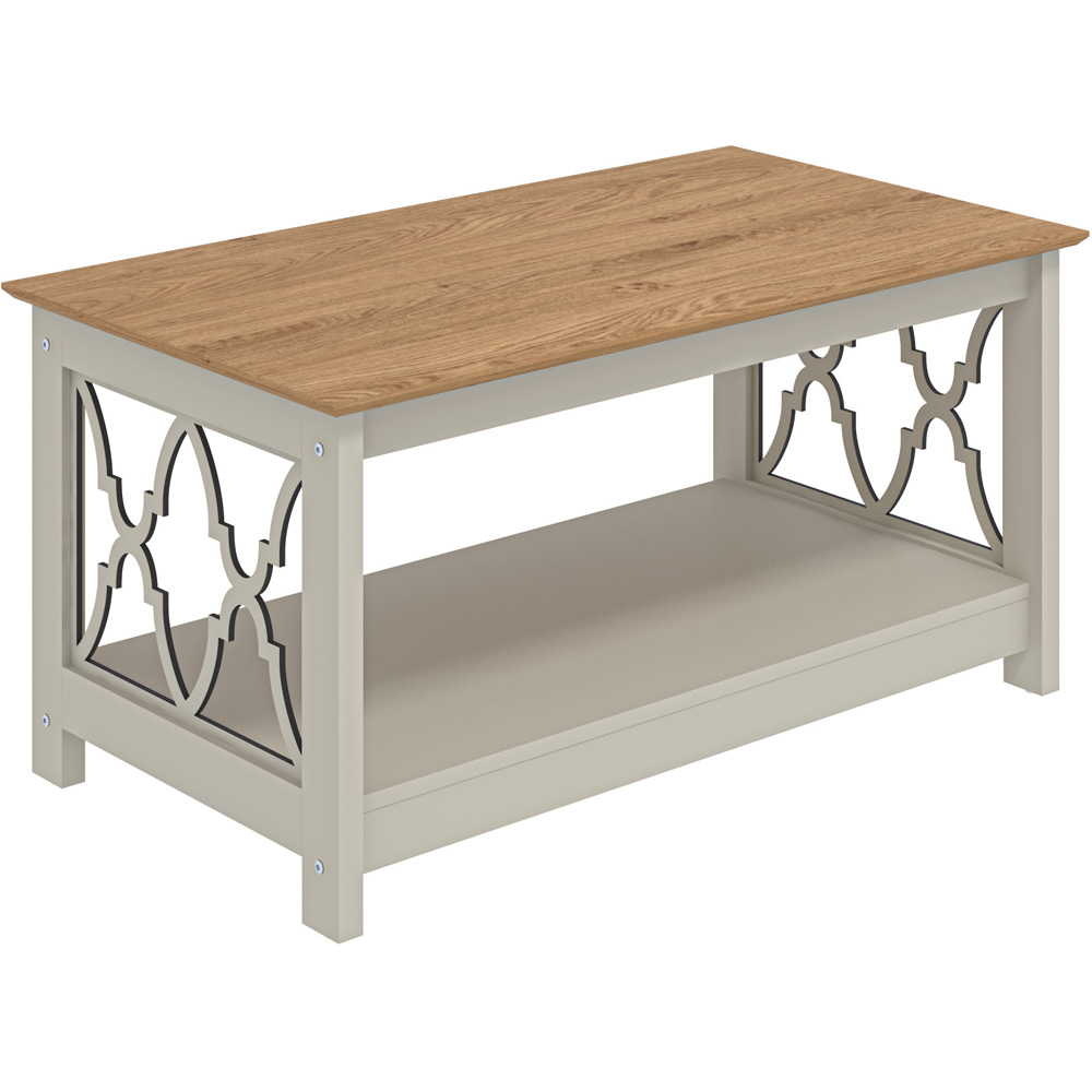 GFW Exmouth Light Grey Coffee Table Image 2
