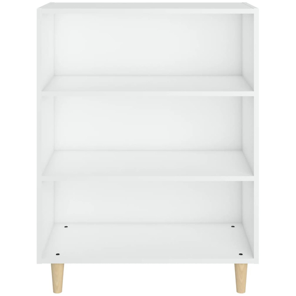 vidaXL 3 Shelf White Sideboard Image 4