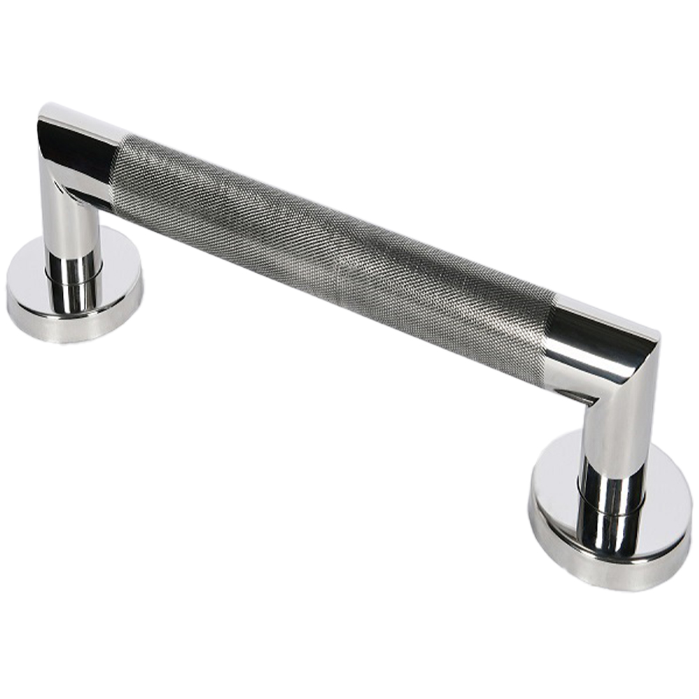 Rothley Polished Knurled Grab Rail 32 x 305mm Image 1