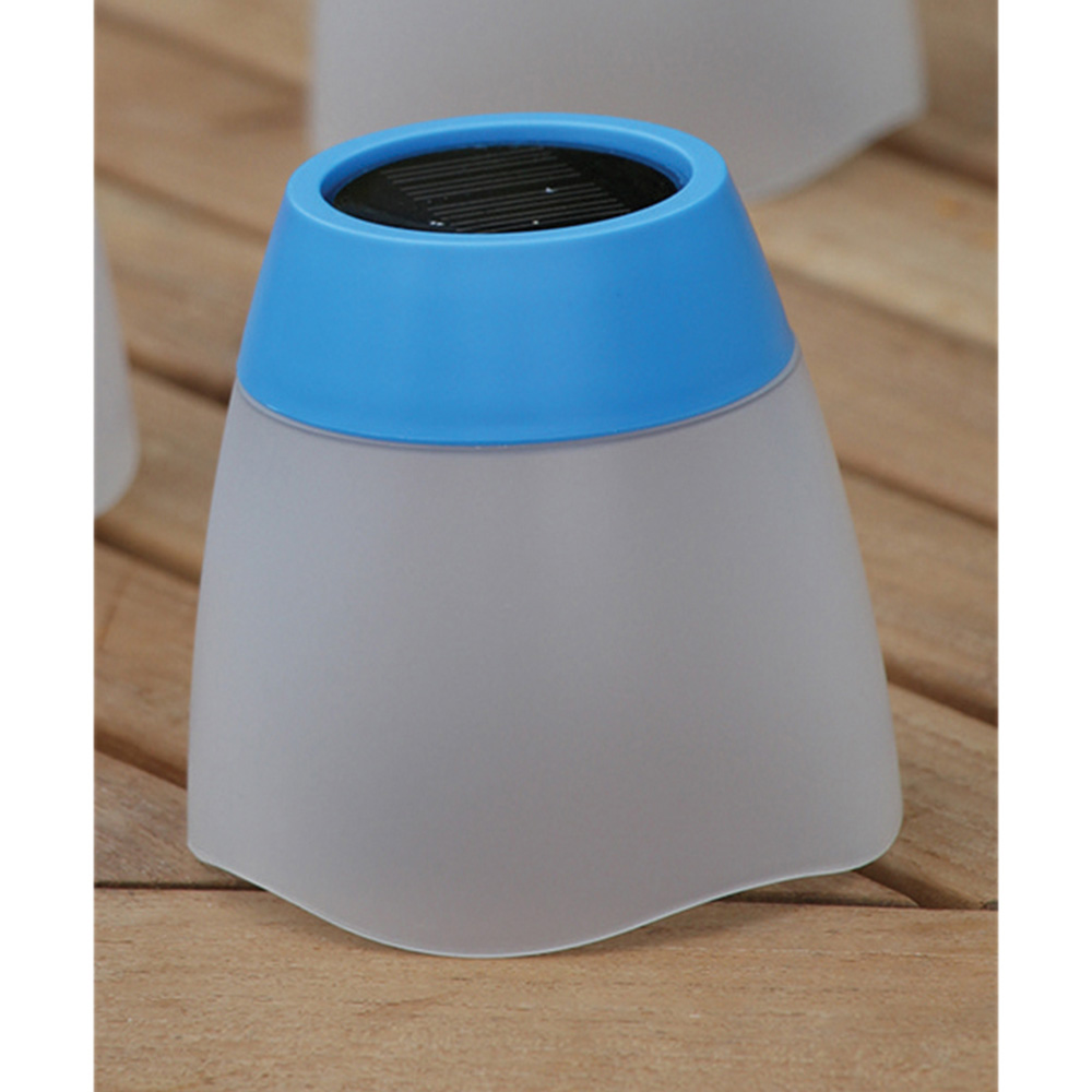 Luxform Blue Tumbler Solar Table Light Image 2