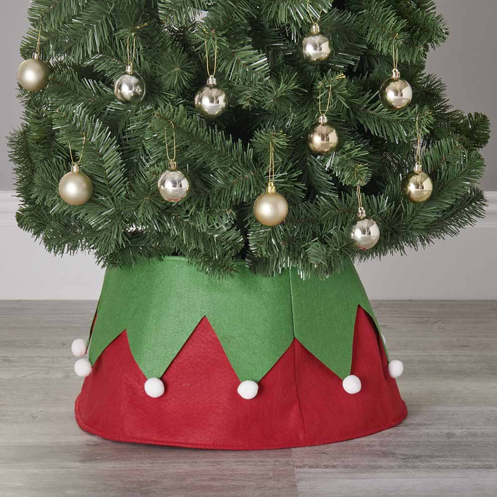 Wilko Merry Elf Tree Skirt Image 2