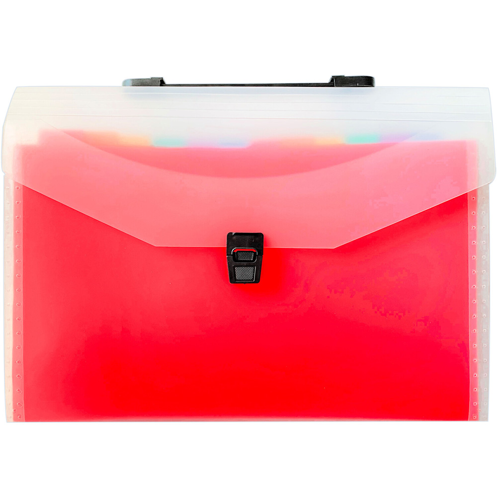 Colourful Expanding Box File Folder with Tabs Image 1