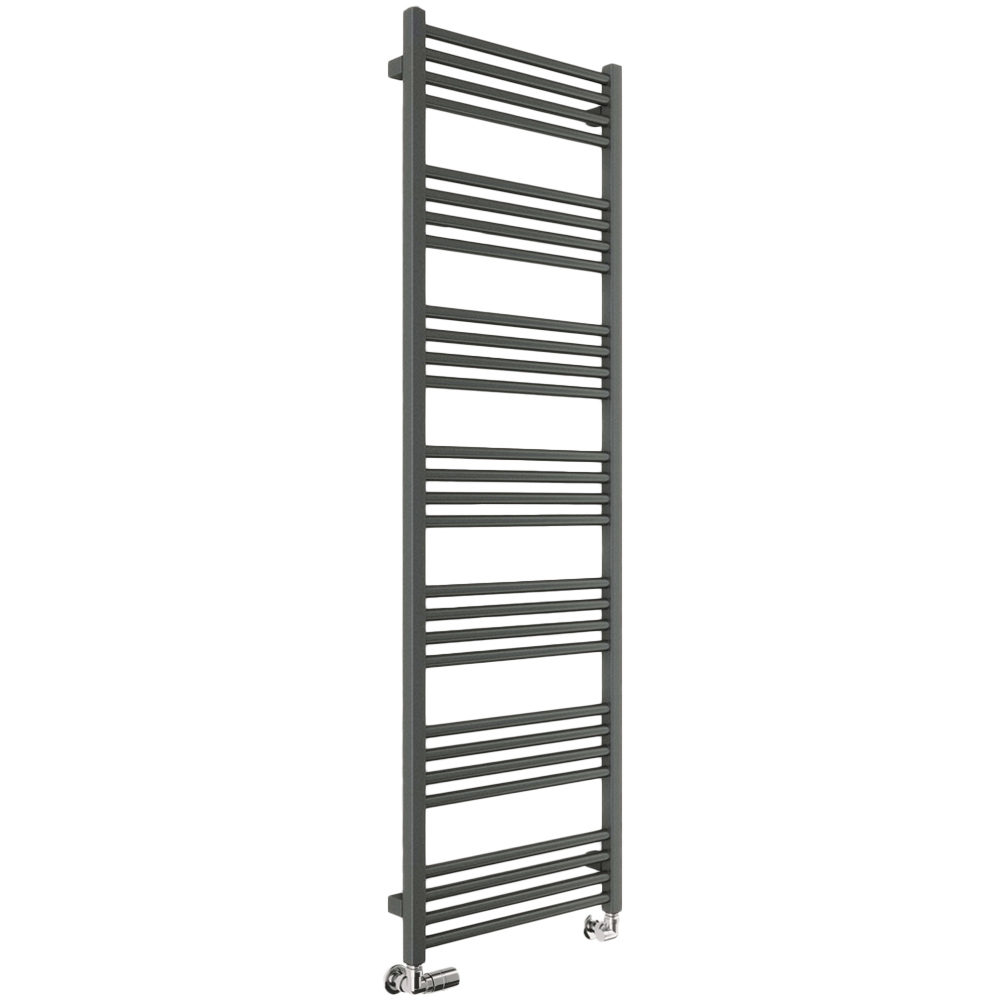 Terma Fiona 2349BTU Sparkling Grey Heated Towel Rail 1620 x 500mm Image 1