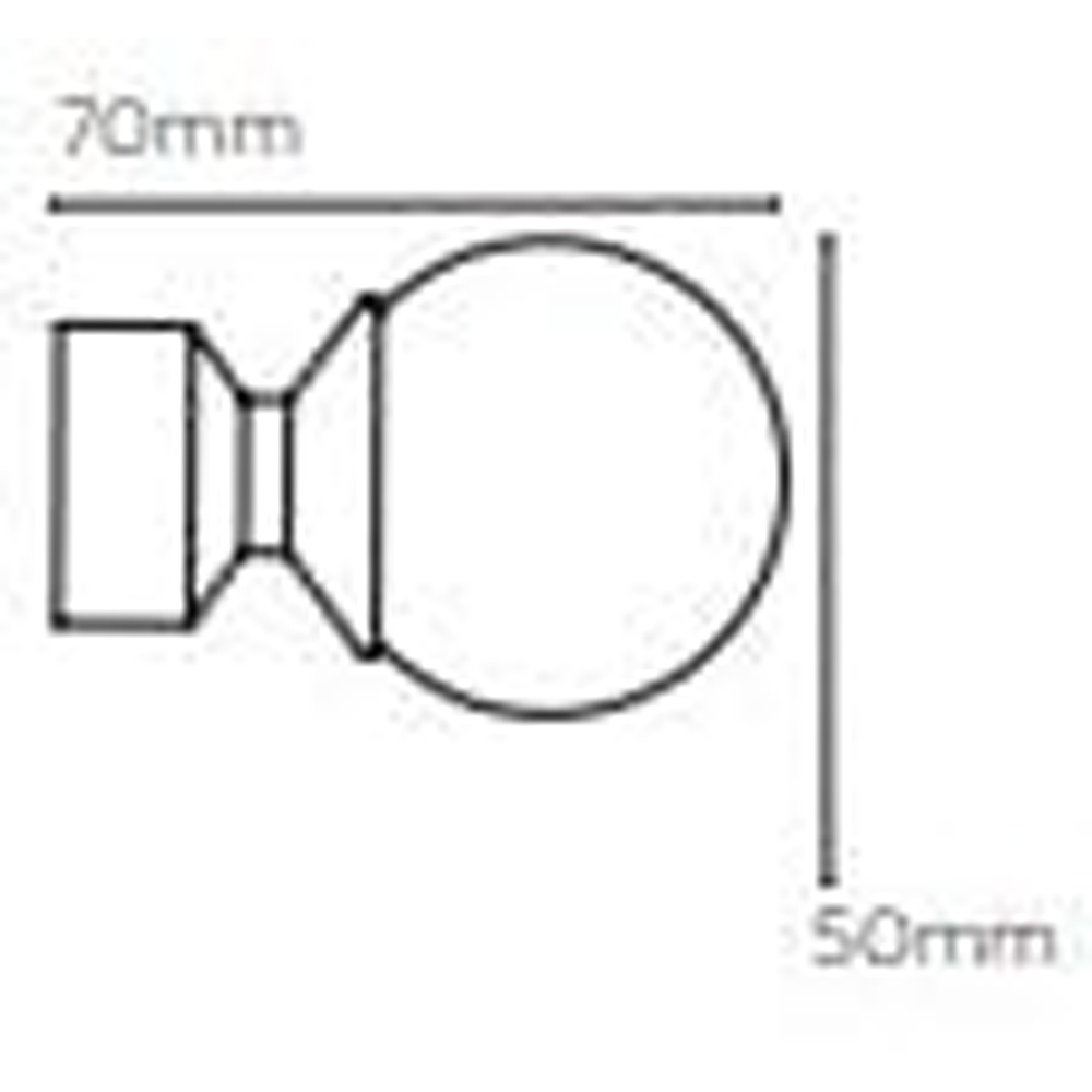 New Edge Blinds 390cm Fixed Length Antique Brass Eyelet Metal Curtain Pole Set with Met Ball Finial Image 4