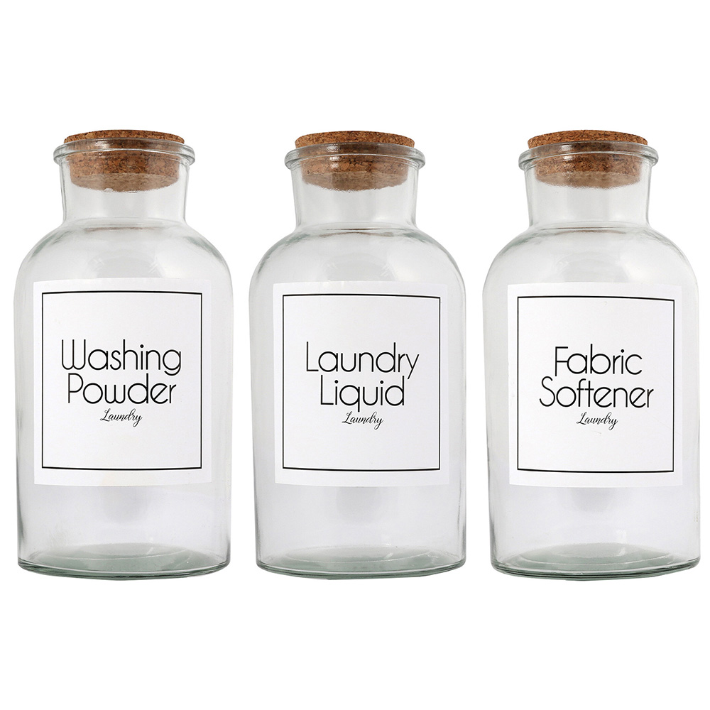 Single Laundry Washing Powder Jar 1L in Assorted styles Image 1