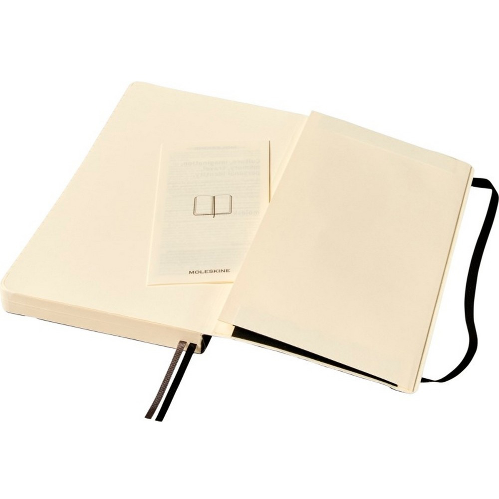 Moleskine Classic Deep Black Soft Cover Notebook Image 3
