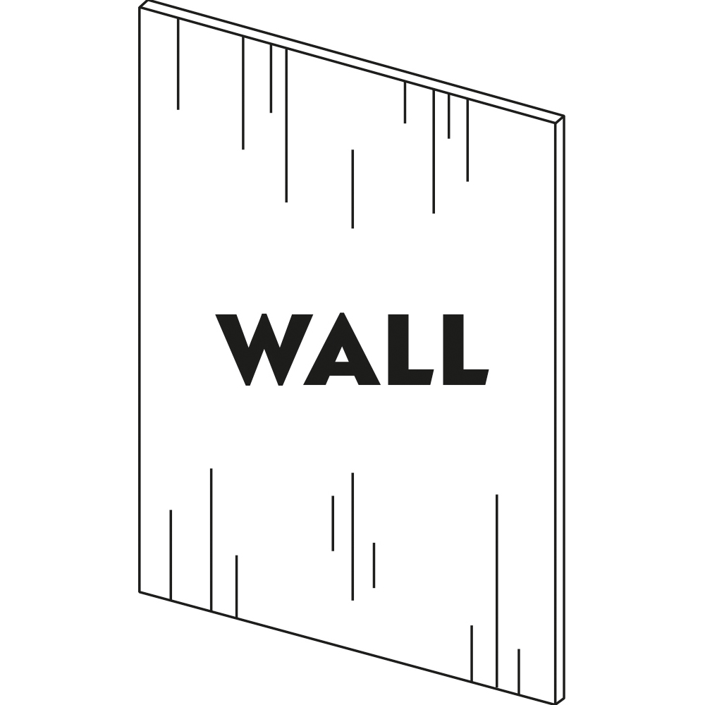wilko Modern Slab Matt Cashmere Stone Wall End Panel 792 x 350mm Image
