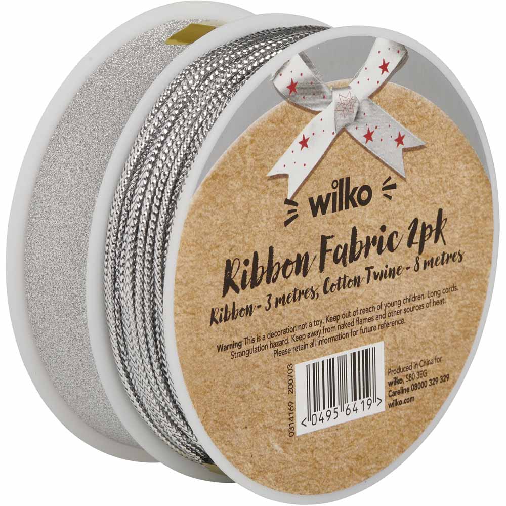 Wilko Magical Ribbon Fabric 2 Pack Image 1