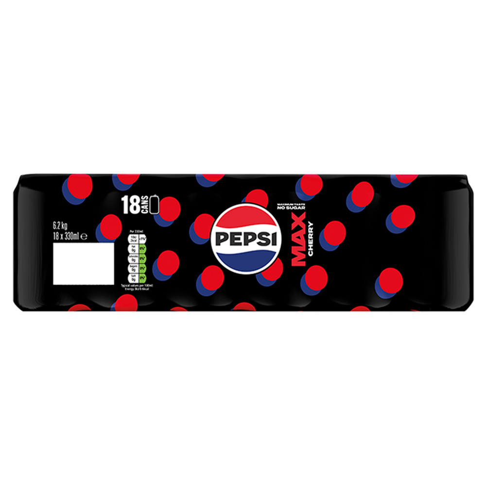 Pepsi Max Cherry 18 x 330ml Image 2