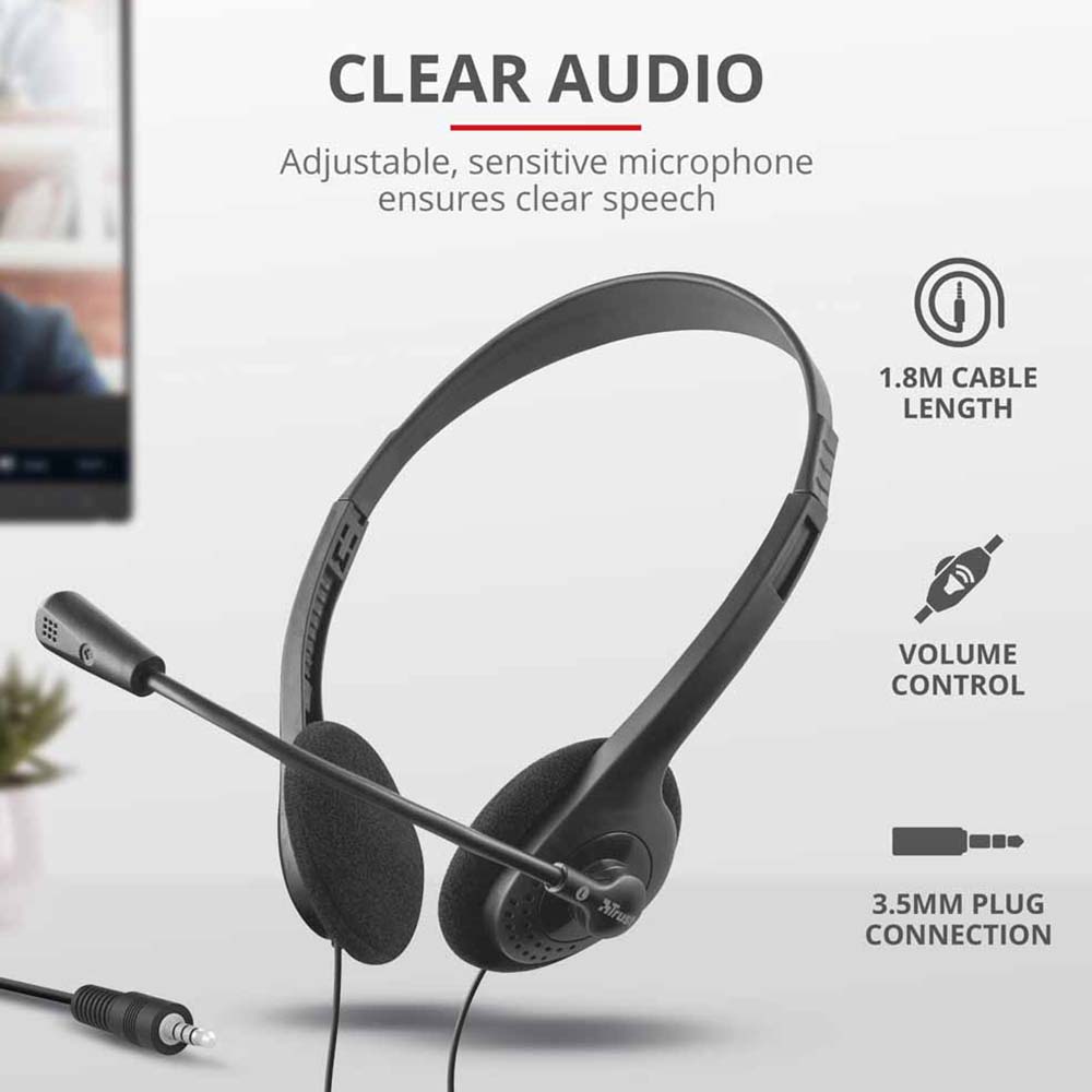 Trust Primo Chat Headset for PC & Laptop Image 5