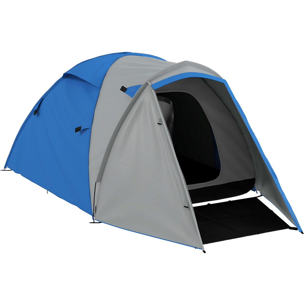 Outsunny 2-3 Person Waterproof Camping Tent Blue Image 1