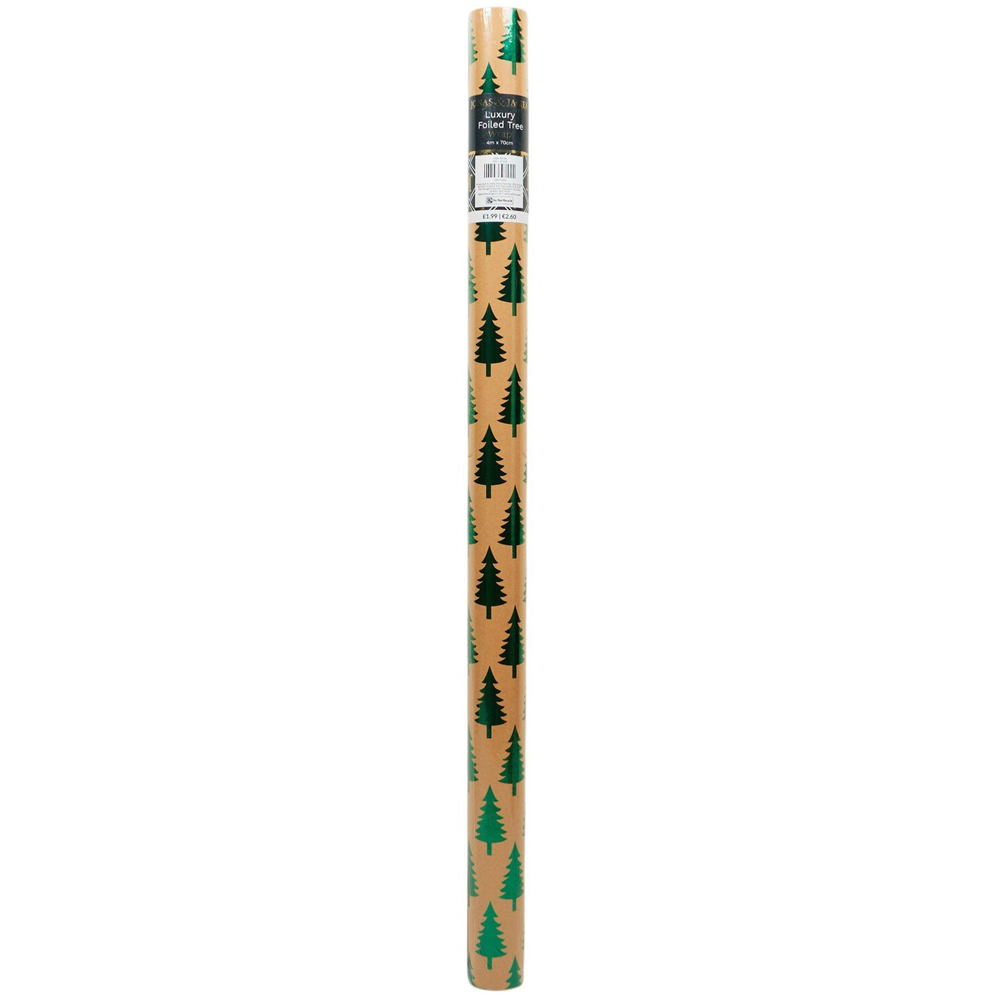 Luxury Foiled Tree Gift Wrap Image 7