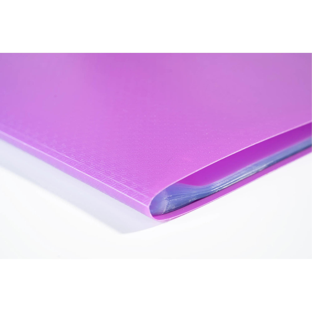 Exacompta Opak A4 60 Pocket Purple Display Book 8 Pack Image 7