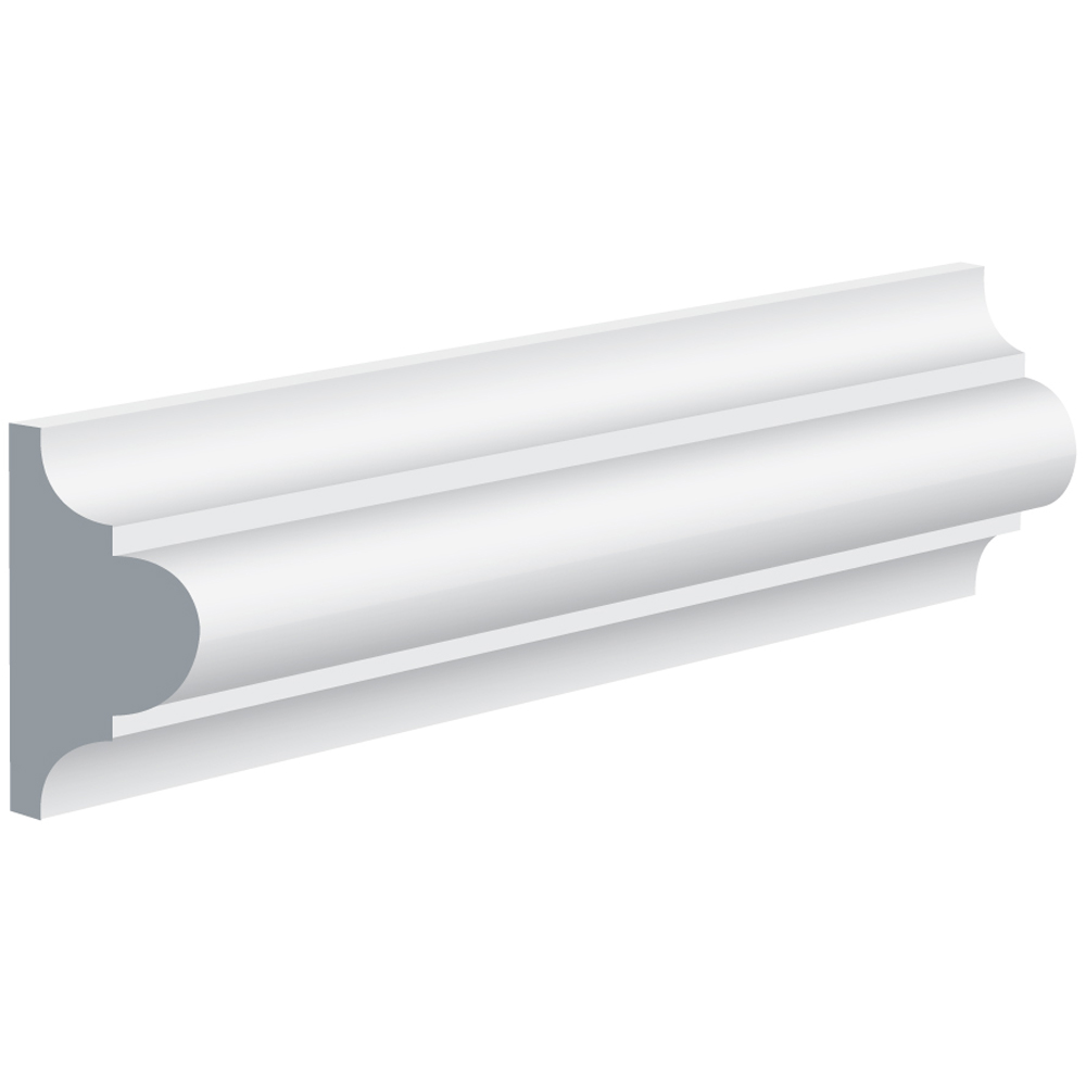 National Skirting White Astragal Primed Beading 18mm 35 x 2300mm Image 1