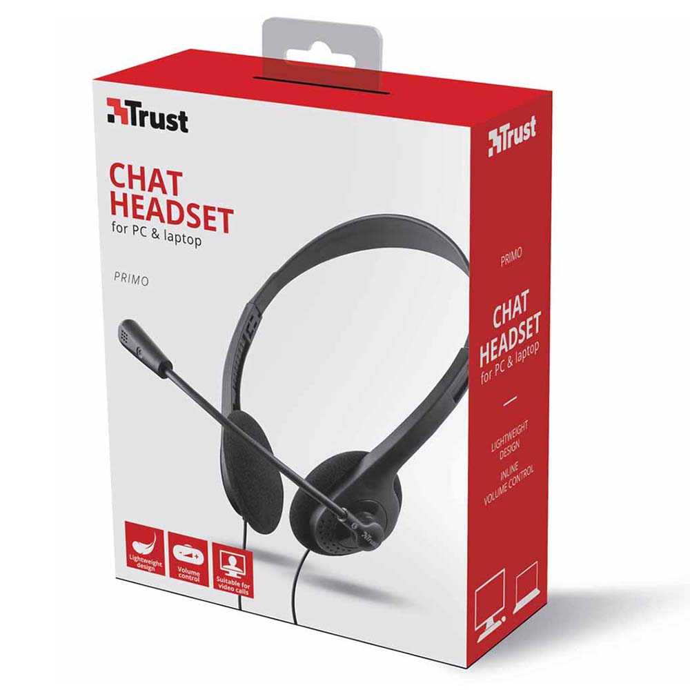 Trust Primo Chat Headset for PC & Laptop Image 8