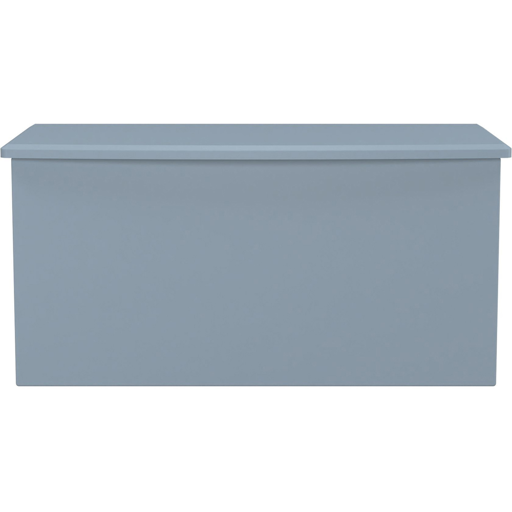 Crowndale Camden Denim Blue Lid Top Blanket Box Ready Assembled Image 2