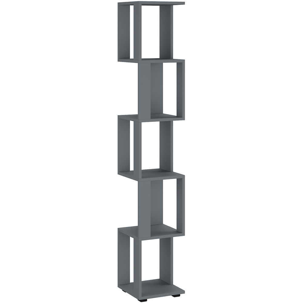 Shefa Line Element-5 6 Shelf Graphite Shelving Unit Image 3