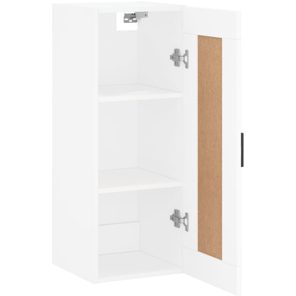vidaXL Single Door White Wall Mounted Cabinet Image 6