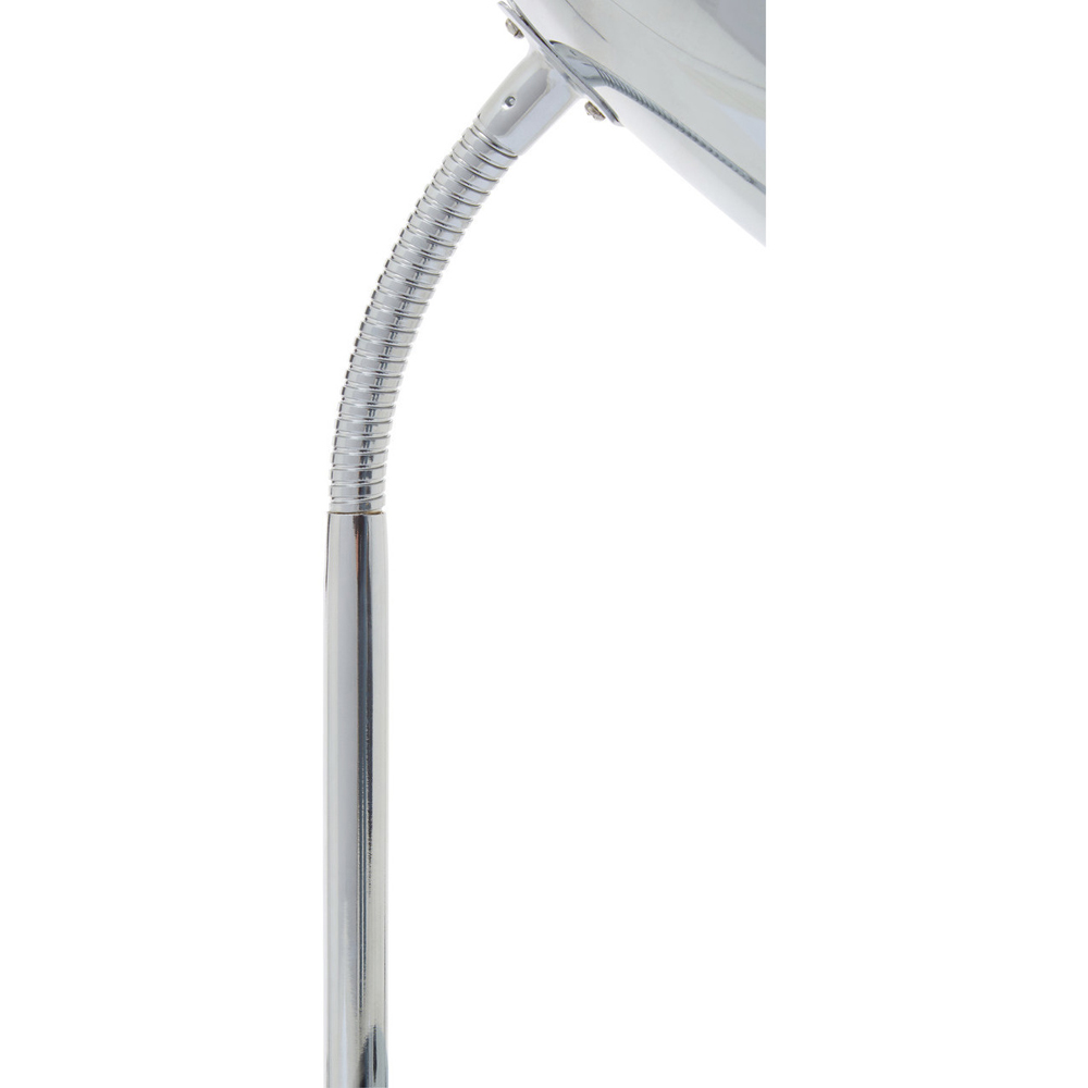 Premier Housewares Flexi Chrome Desk Lamp Image 4