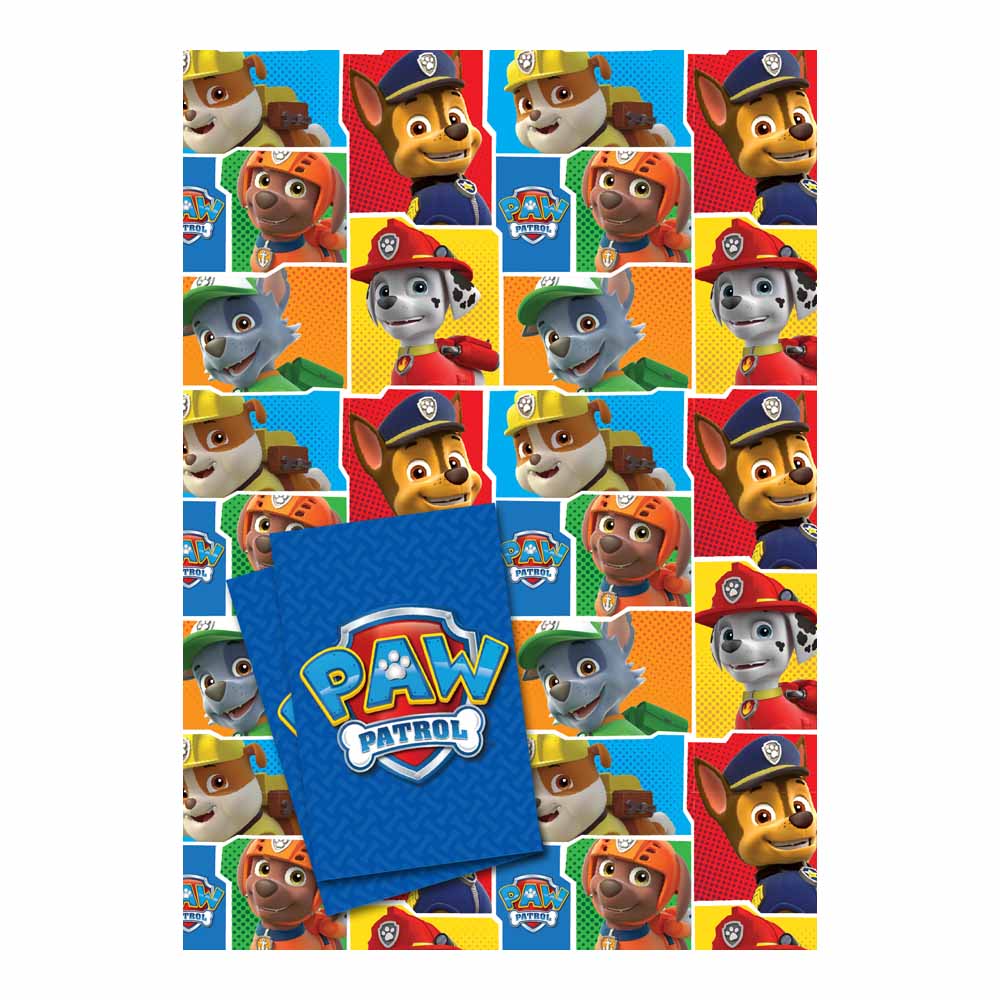 Paw Patrol Gift Wrap and Tags 2 Pack Image