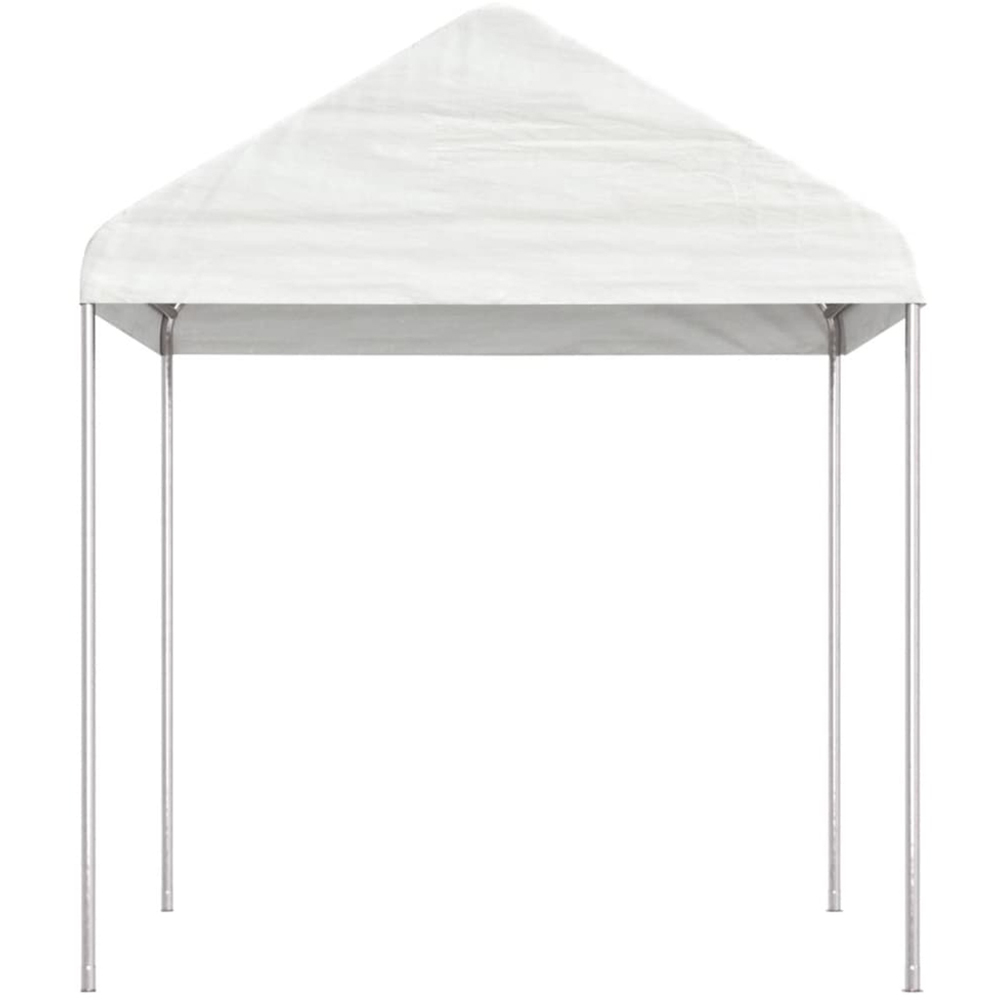 vidaXL 2.69 x 2.23m White Gazebo with Roof Image 2