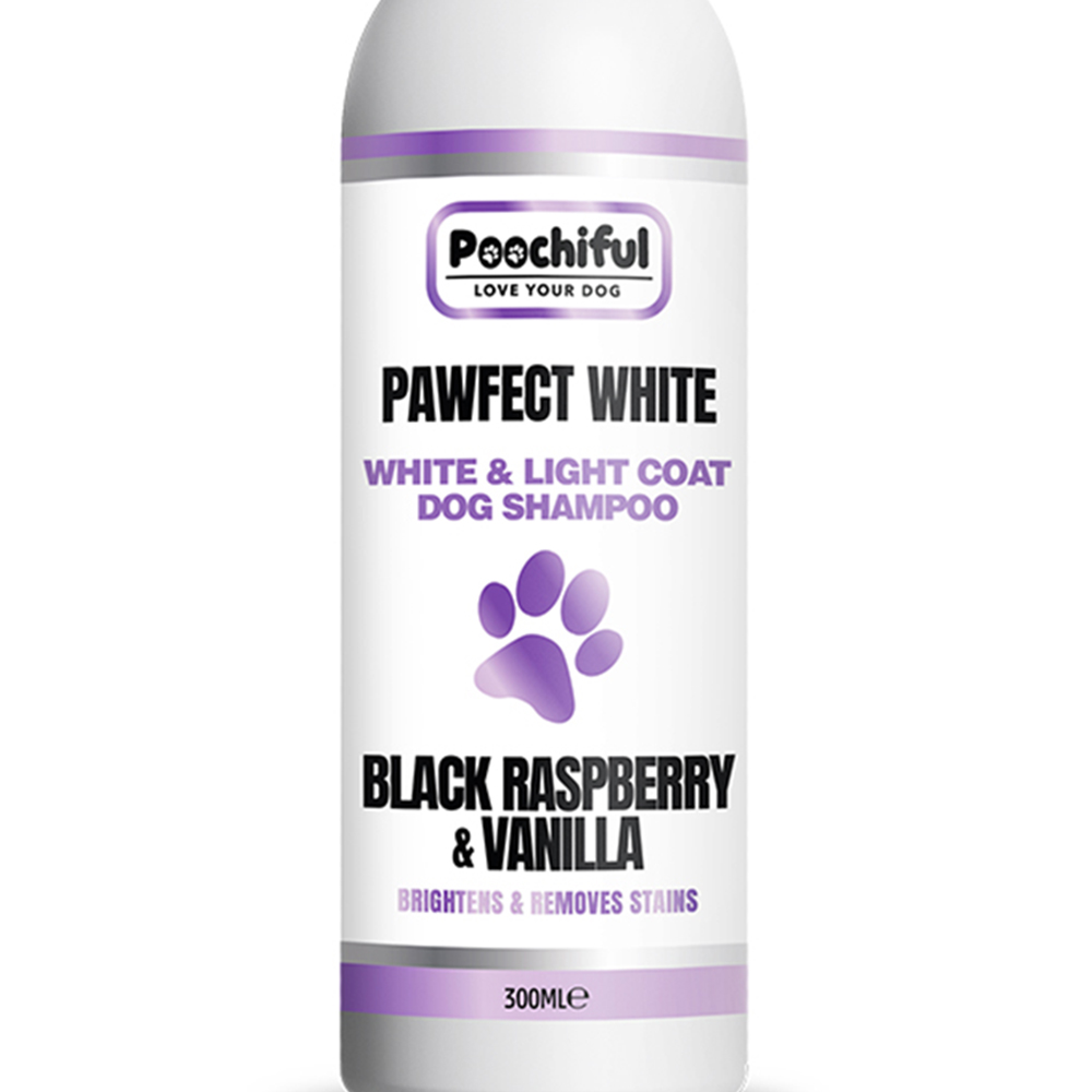 Poochiful Pawfect White and Light Coat Dog Shampoo 300ml Image 3
