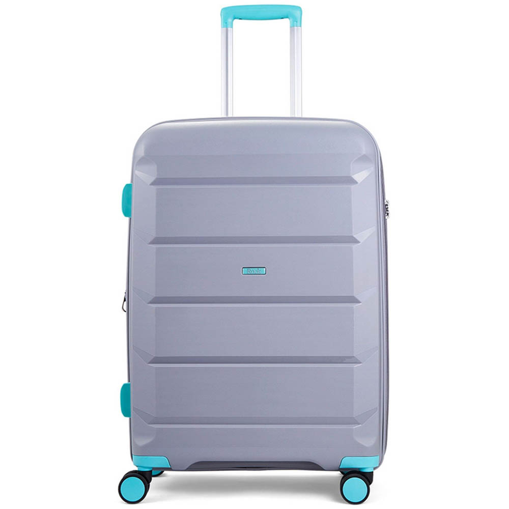Rock Tulum Medium Grey Hardshell Expandable Suitcase Image 2