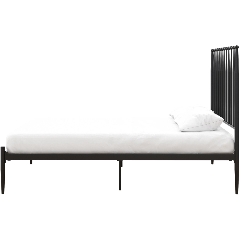 Dorel Giulia King Size Black Metal Bed Frame Image 4