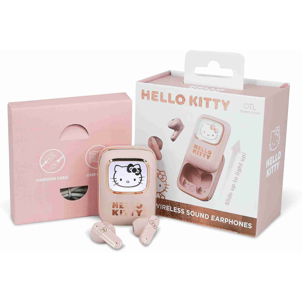 OTL Hello Kitty Slide Open TWS Earphones Image 4