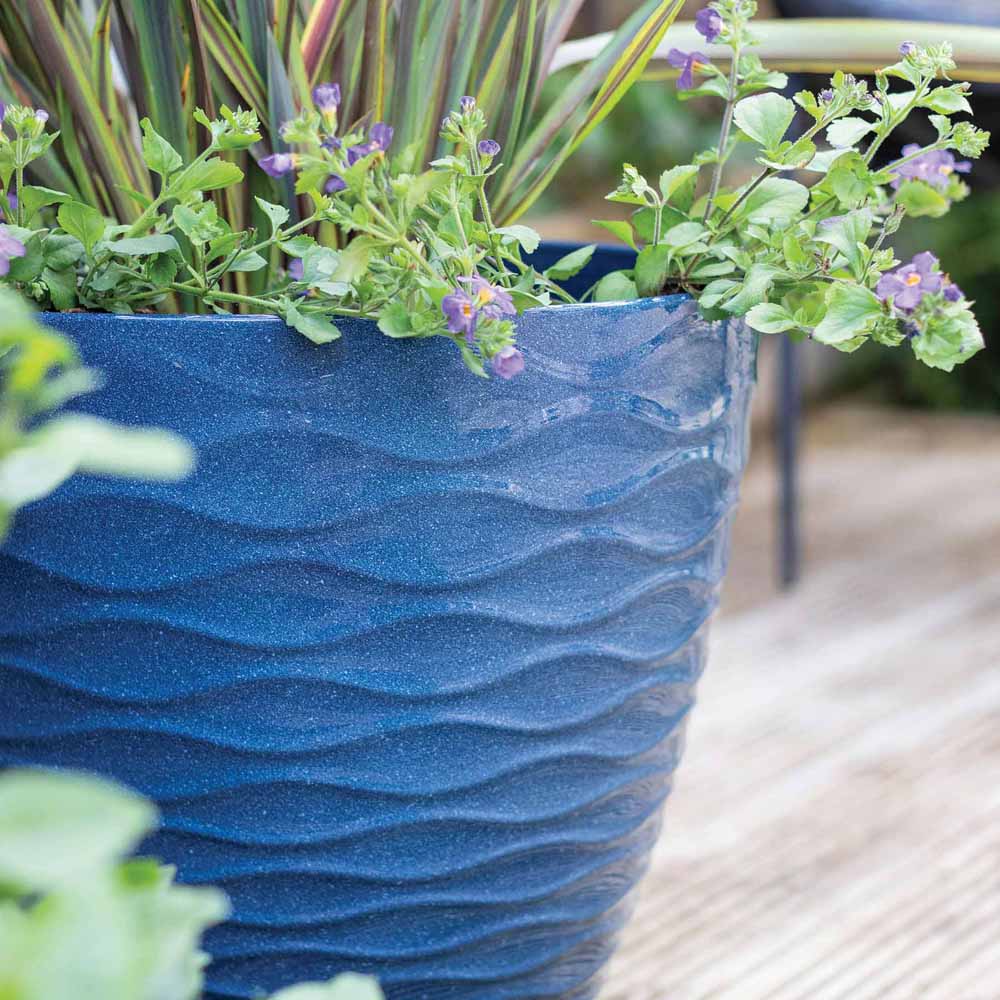 Plant Avenue Windermere Blue Plant Pot 38cm Image 4