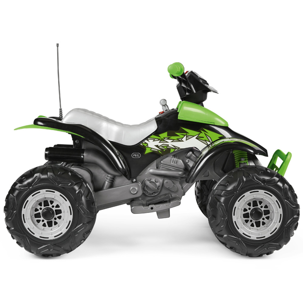 PEG Corral T-Rex Kids Electric Ride-On Quad Bike with Lights and Sounds Green 12V Image 6