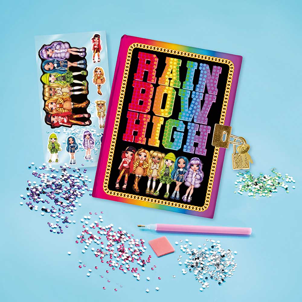 Rainbow High Licensed Hardback Diary and Diamond Painting Kit Image 2