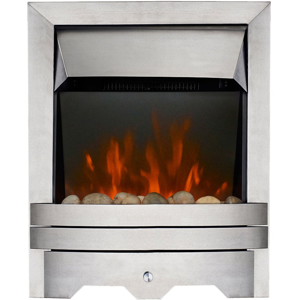 Focal Point Lulworth Chrome Electric Fire 2kW Image 1