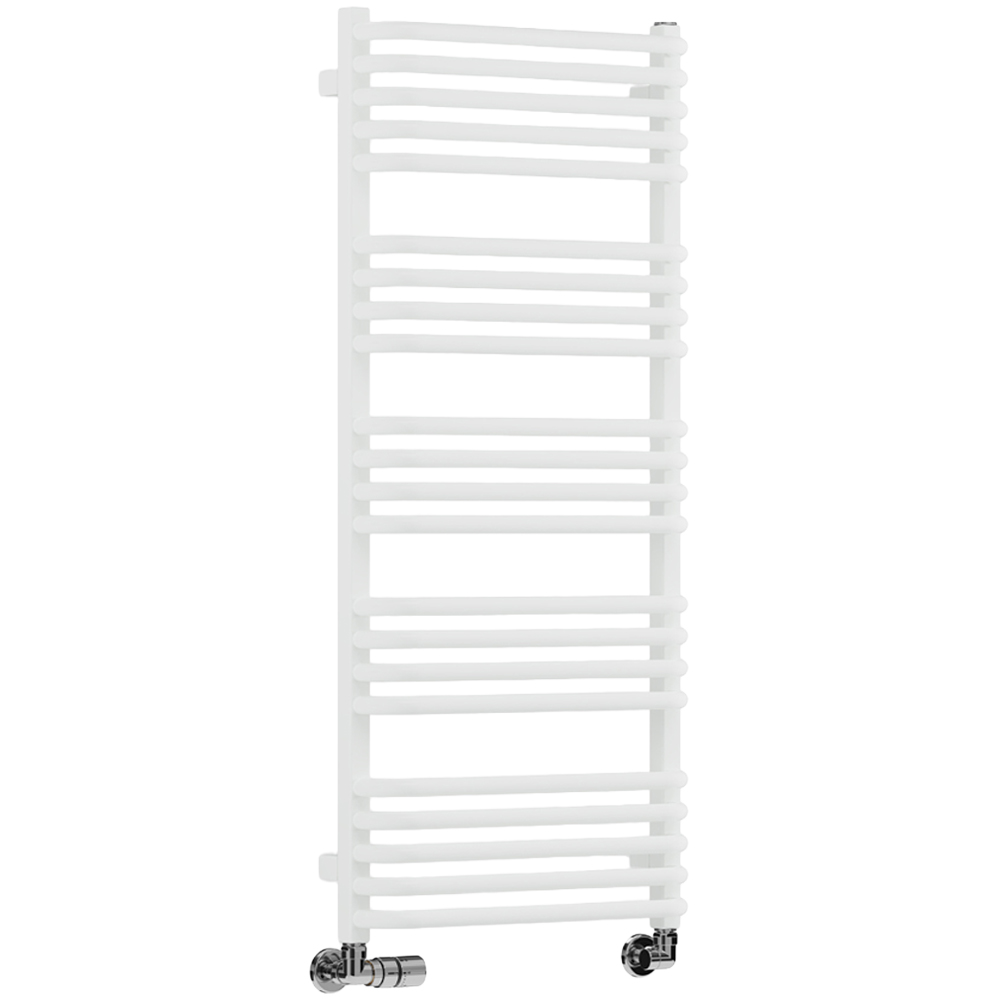 Terma Alex White Heated Towel Rail 1140 x 500mm Image 1