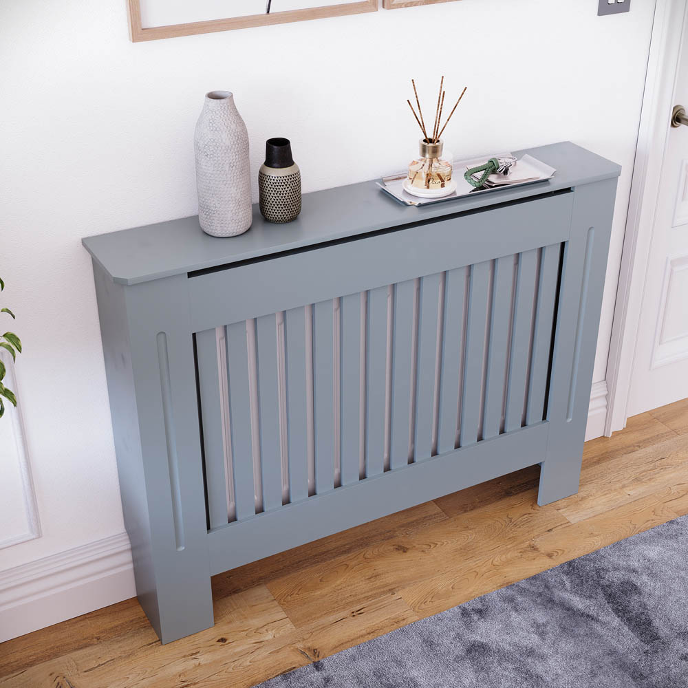 Vida Designs Chelsea Grey Medium Radiator Cover Image 7