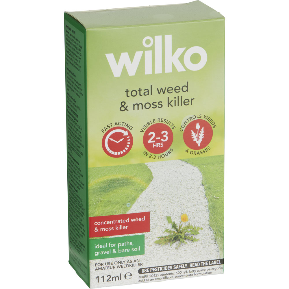 Wilko Total Weed and Moss Killer Concentrate 112ml Wilko