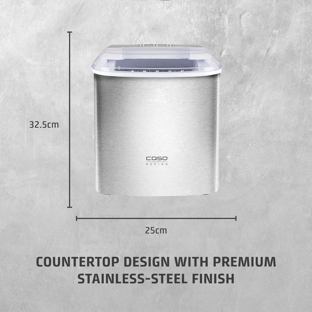 CASO Design IceChef Pro 3302 Silver 2.2L Ice Cube Maker Image 9