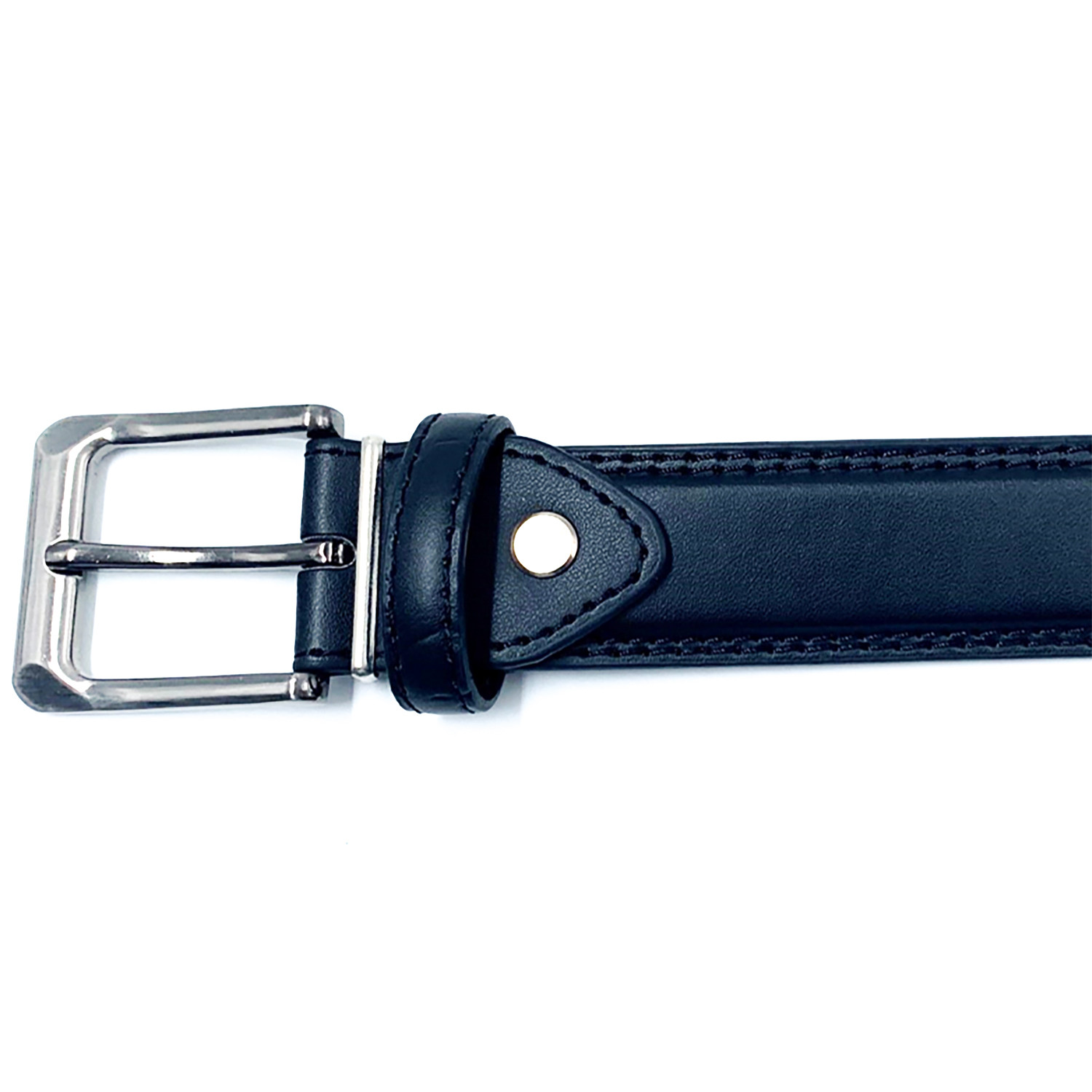 Leather Trouser Belt  - Black / XXL Image