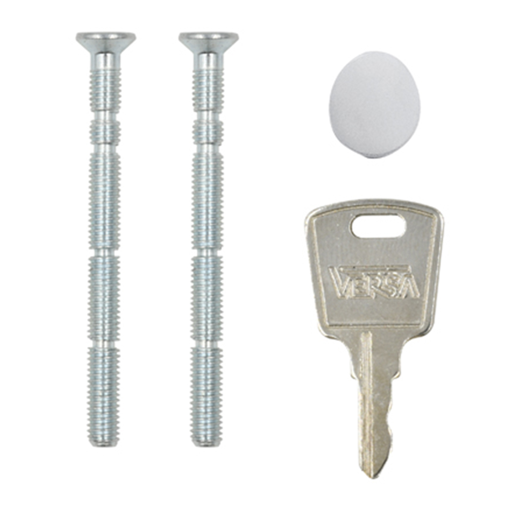 Versa Satin Lockable Left Hand Cranked Window Handle with 5 Precut