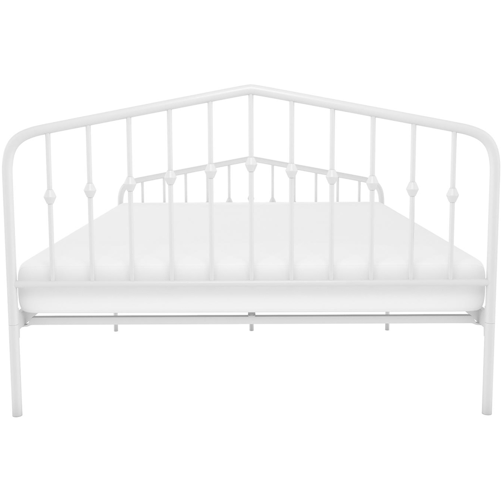 Novogratz Bushwick Double White Bed Frame Image 3