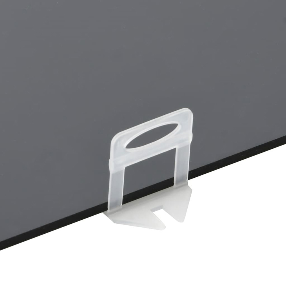 Wallplus Transparent Tile Levelling Clip 1mm 2500 Pack Image 5