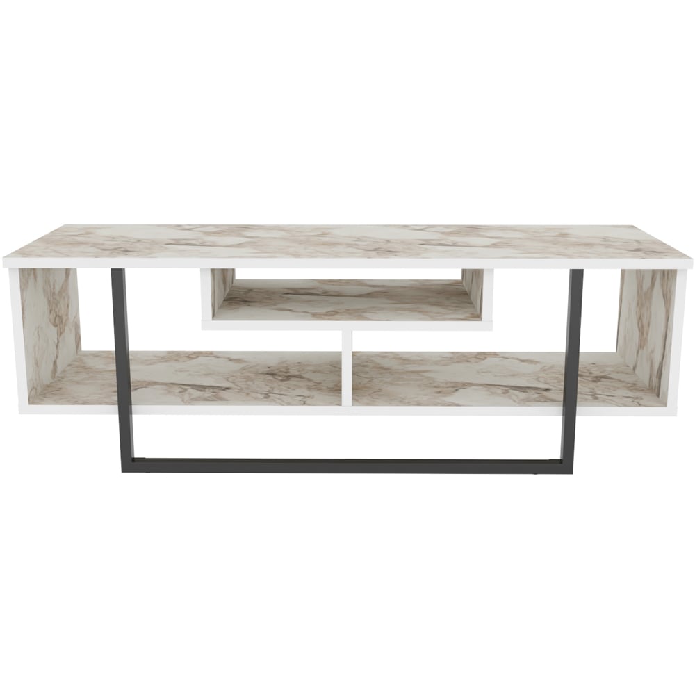 Decorotika Asal Ephesus and Black Wide TV Unit Image 6