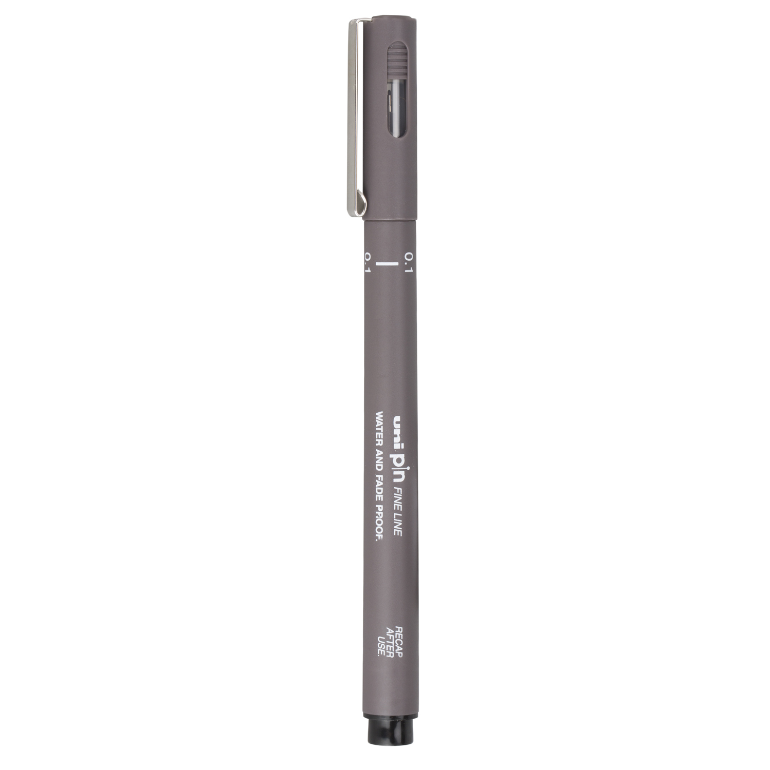 Uniball Pin Fine Liner Drawing Pen - Dark Grey / 0.1mm Image 1